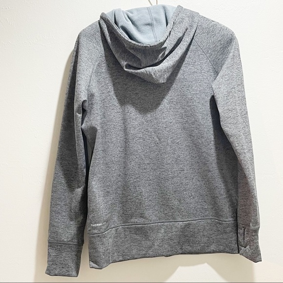 NIKE THERMA FIT ALL TIME HOODIE Gray Full Zip - Picture 5 of 7